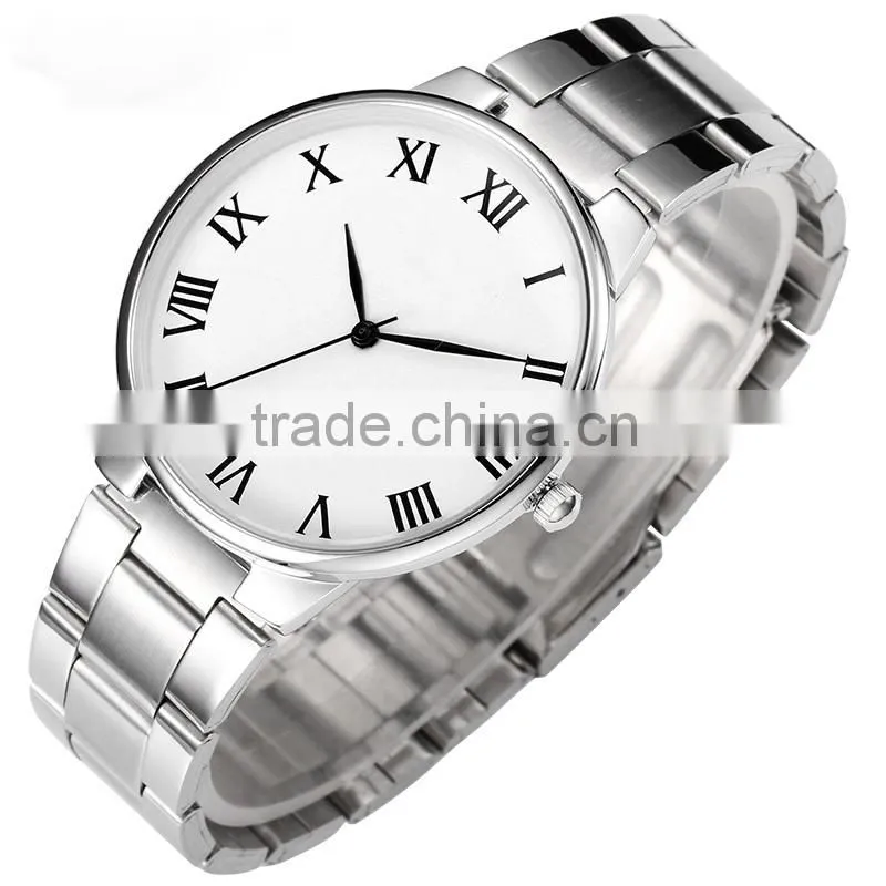 Quartz Stainless Steel Watch Water Resistant