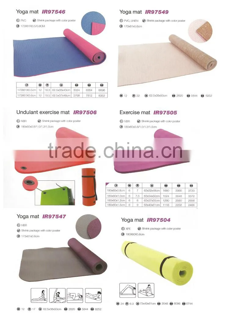 NBR Gymnastic Mats,NBR foam mat,folding gymnastics mats
