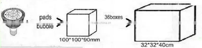 Non-dimmable par38 15w high power led spotlight,e27 aluminum lamp 3000k 6000k