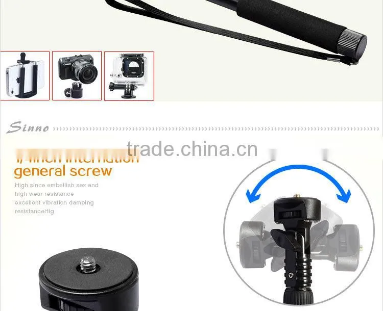 Fully aluminum underwater useful for go pro pole and go pro mount