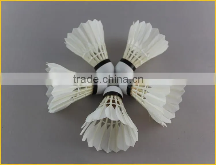 Super high quality Class A duck feather shuttlecock badminton for practice