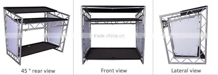 low price aluminum portable dj booth exhibition booth design