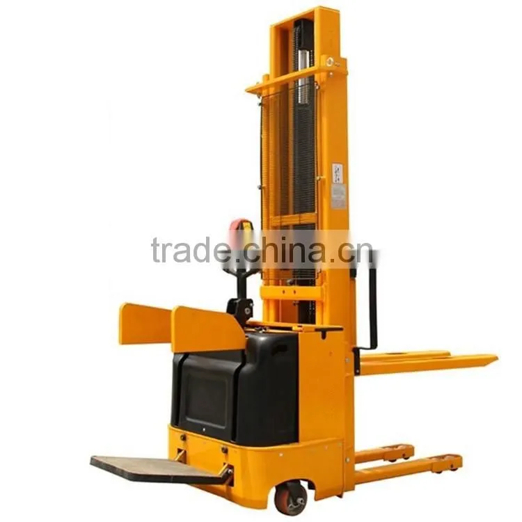 Manual Hand Stacker Electric Forklift, Semi Electric Stacker