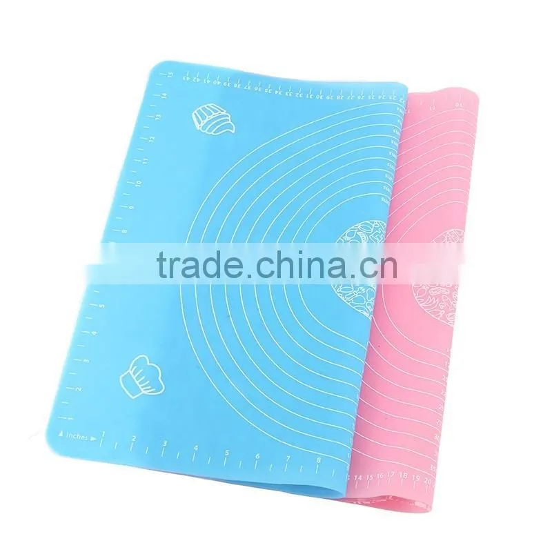 EC057AM Non-stick silicone Work Rolling baking mat, silicone pastry mat with Measurements
