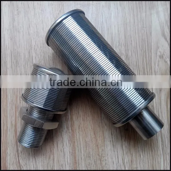 Stainless Steel Wedge Wire Strainer Nozzles Johnson Screen Water Nozzle