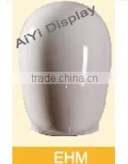 Male wig display mannequin head with plastic material