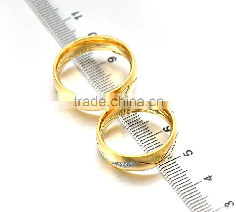 high polished rings classic stainless steel couple rings cheapest rings jewelry