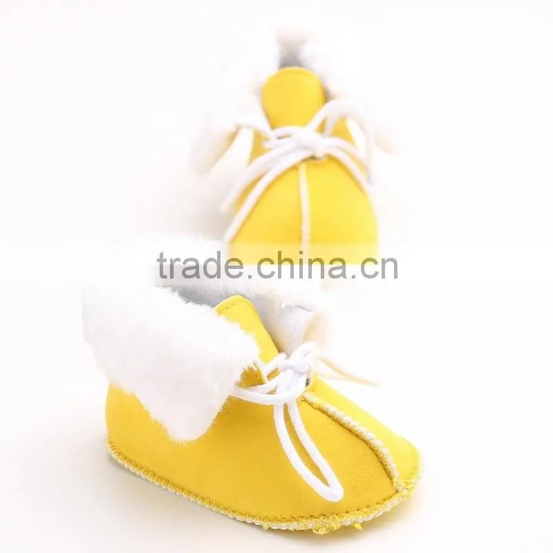 Large size winter baby shoes non slip fabric newborn shoes
