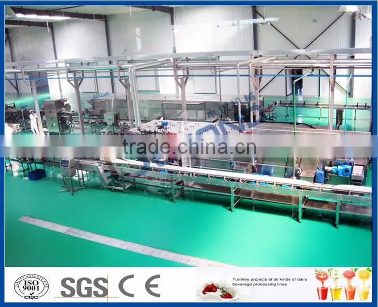 PET bottle pasteurizing and cooling tunnel