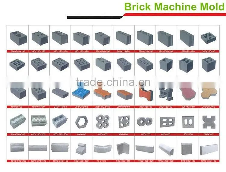 Electric or Diesel engine block machine,Hollow block making machine with conveyor belt
