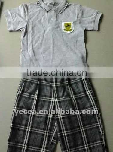 35%Cotton school uniform shirt