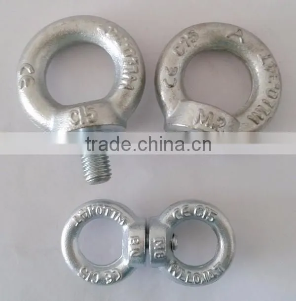 Rigging Hardware Eye Bolt DIN580 Ring Nut Din 582 Eye Nuts