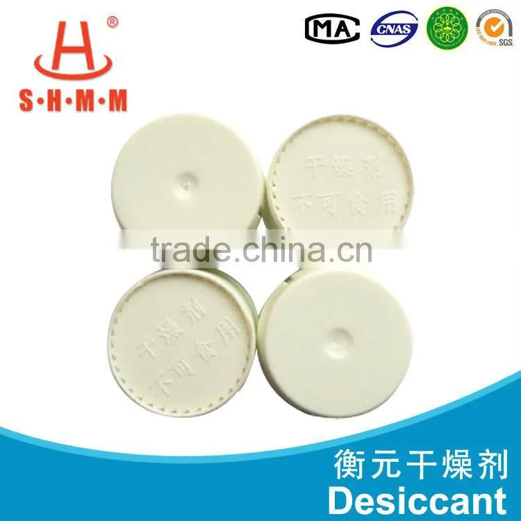 fiber column desiccant in bottle and capsules