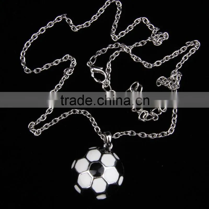 LCL-J3582 enamel soccer baseball volleyball basketball Fashion Necklace