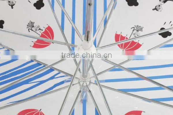 black and white novelty polyester ladies long raincoat