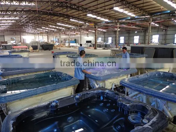 China wholesale glass window swimming pool with powerful jets (JY8603)