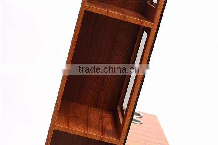 Salon furniture salon mirror station with stainless steel frame