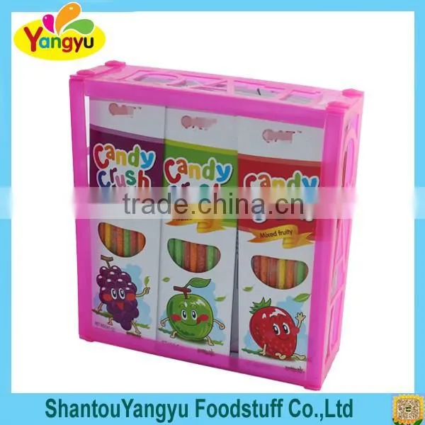 Wholesale different flavor fruity suck candy