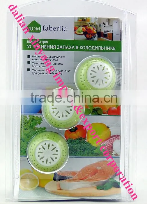 3-Piece Set Fridge Balls Refrigerator Fruit Vegetable Maintains Freshness Balls for all kinds colors