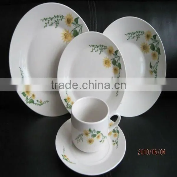 latest dinner set with popular design,crockery dinner set,opal dinner set