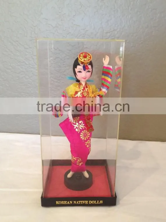 2017 wholesale dustproof acrylic figure display case for doll & comic figure