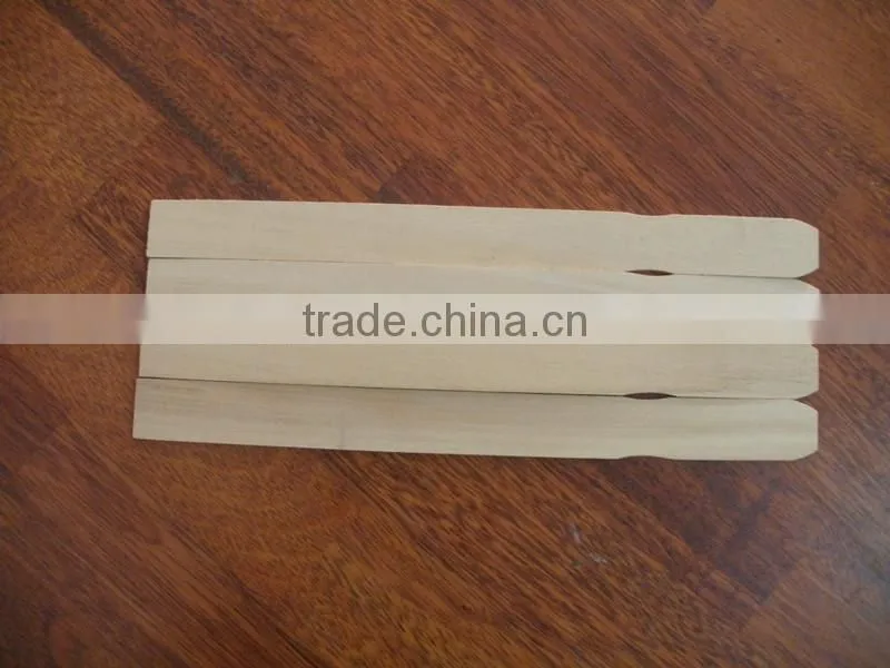 carton package straight/round edges wood paint stirrer manufacturer