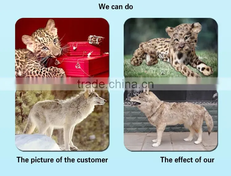 artificial realistic furry decorative plastic figurine deer kids