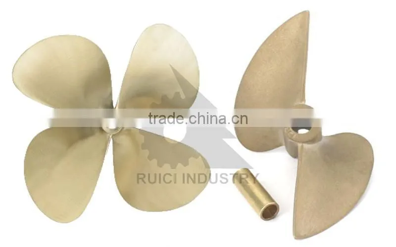 High Speed Wear 3 Blades Stainless Steel Marine Propeller
