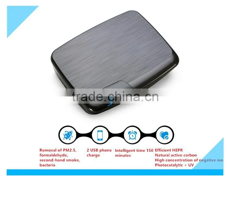 Diffuser installation usb car air purifier hepa