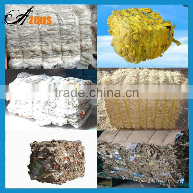 cardboard baling press machine/used clothing baling machine/cardboard baler machine