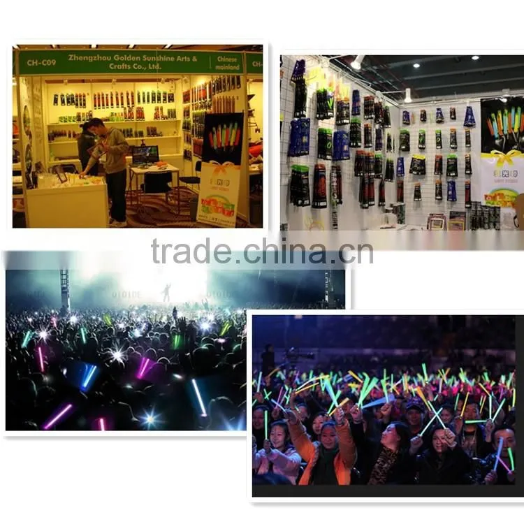 8 INCH PP Material Glow in the dark Party Favor Fluorescent Straw (CE,EN71,ASTM F963,BV)