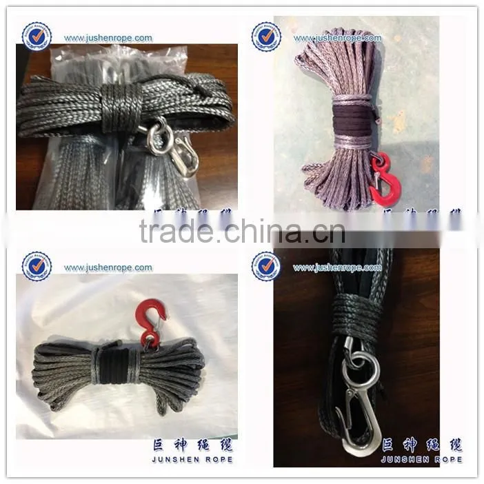 Quality new coming 75ft dm synthetic winch rope