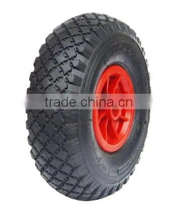3.00-4 pneumatic handtruck wheel hand trolley lawnmower wheel