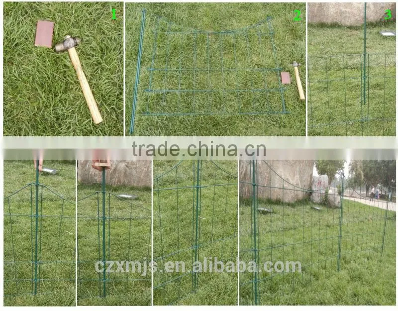 Garden fence lawn edging