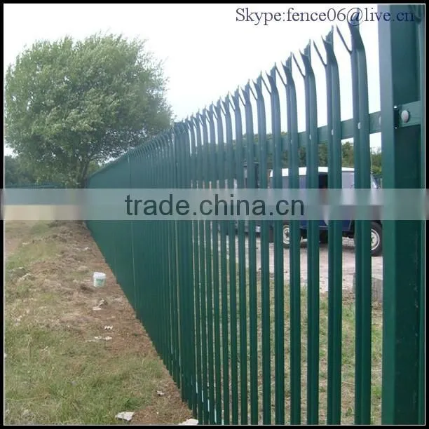 Professional Hot Dipped Galvanized Palisade Fence from China