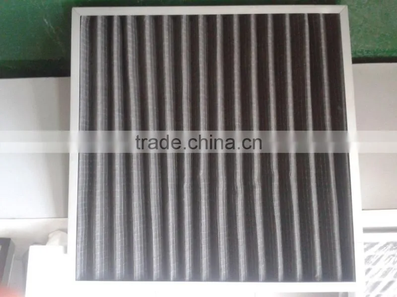 Odor removal activated carbon filter