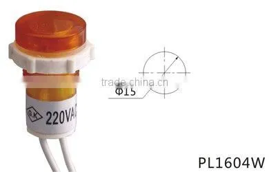 amber led indicator light bulbs PL1604W
