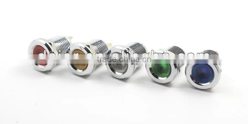 12mm metal indicator 220v pilot lamp GQ12C-D