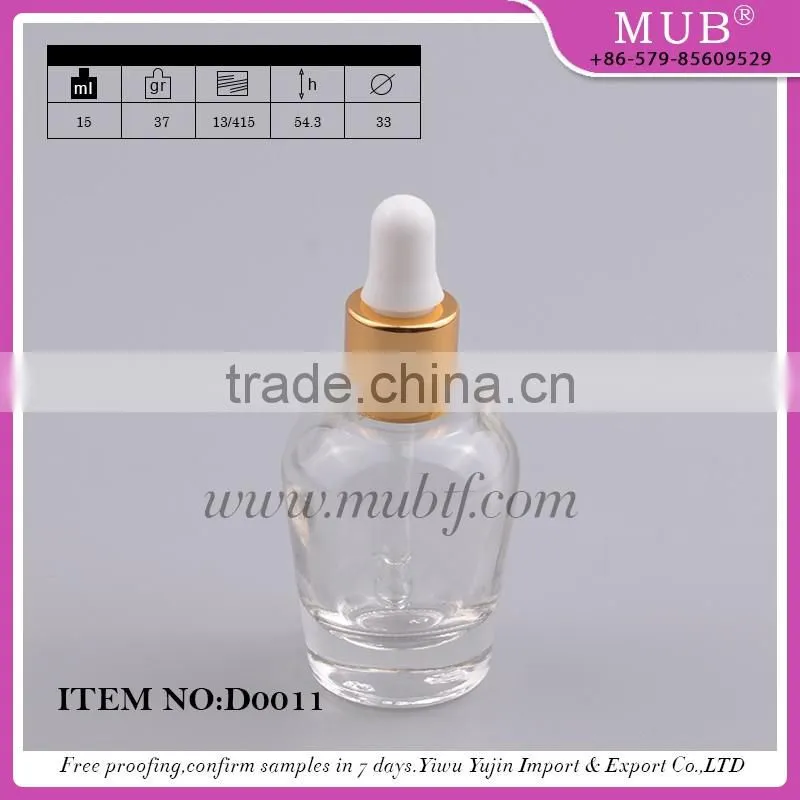 high quatity beautiful shaped empty essential oil bottles glass bottle