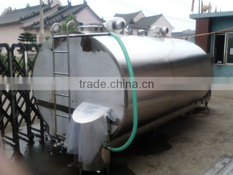 5,000 litre horizontal cooling tanks road tanker
