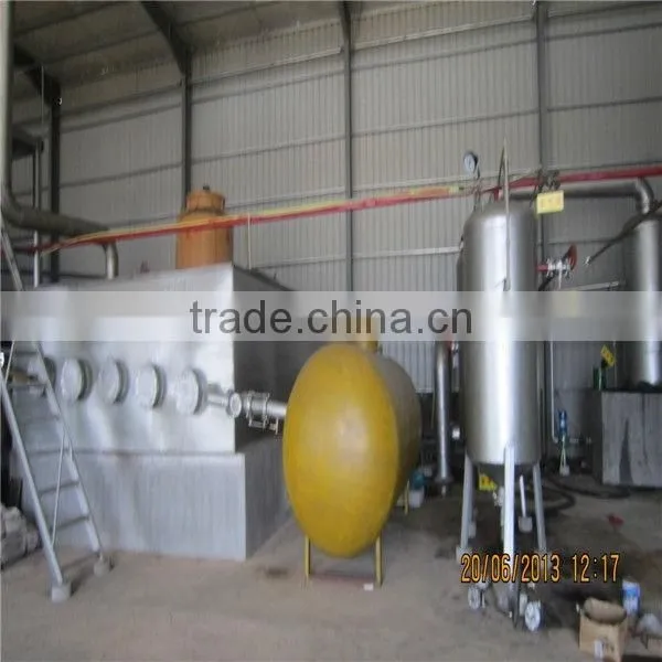 2016 NEW Condition Waste engine oil recycling to diesel machine getting yellow color oil
