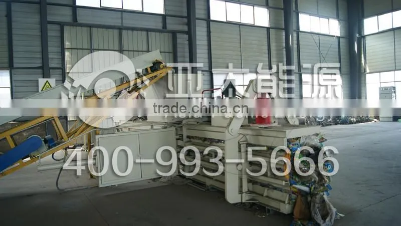 Municipal solid waste sorting equipment line