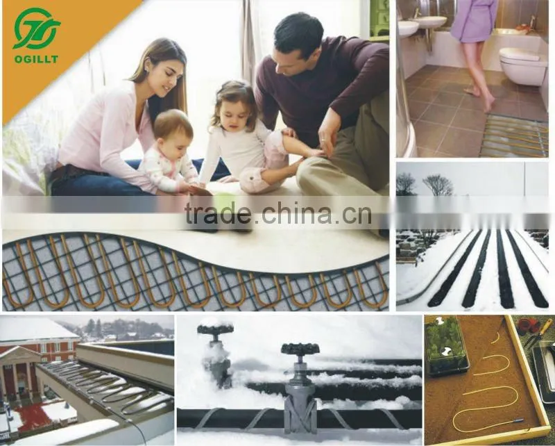 Digital touch screen thermostat for heating pad