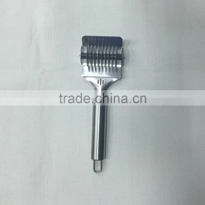 Stainless Kitchen Bacon Meat Vegetable Knife Cutter Item