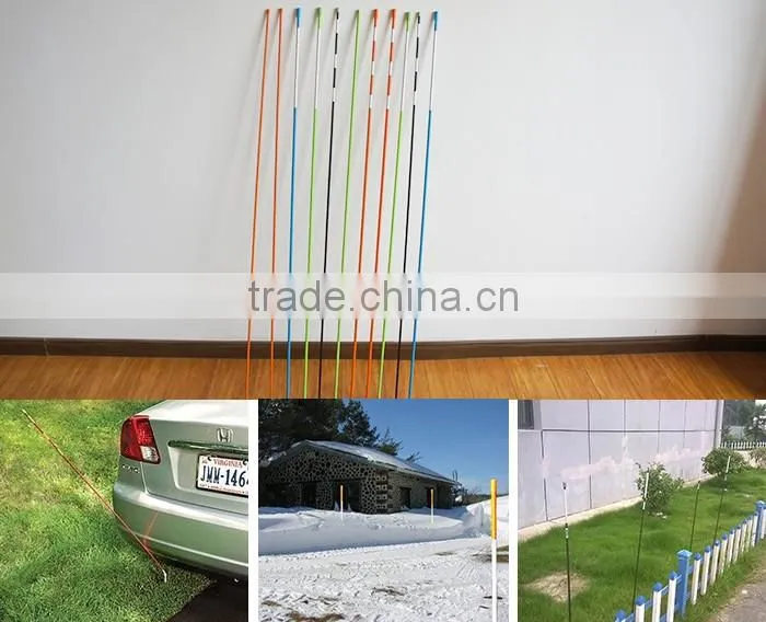 Spray Paint Surface Treatment green road marker with plastic cap