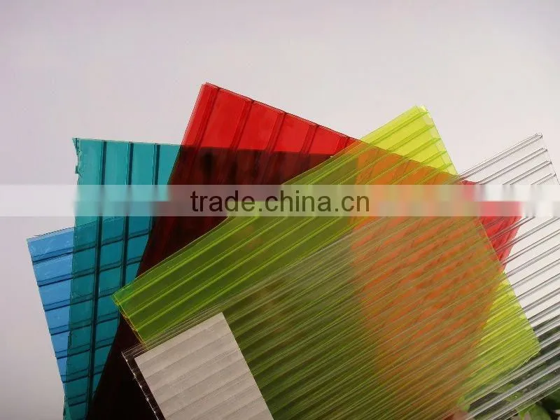 100% virgin material Material makrolon POLICARBONATO CELULAR SHEET 10mm