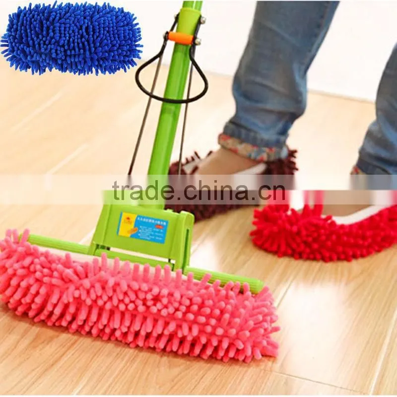 Microfiber Floor Cleaning Shoe Cover Mop Head