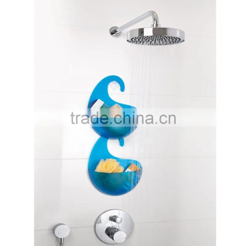Plastic Bathroom Shower Caddy With Hook/ Plastic Bathing Storage Box With Hook/Hanging Bathroom Shower Caddy