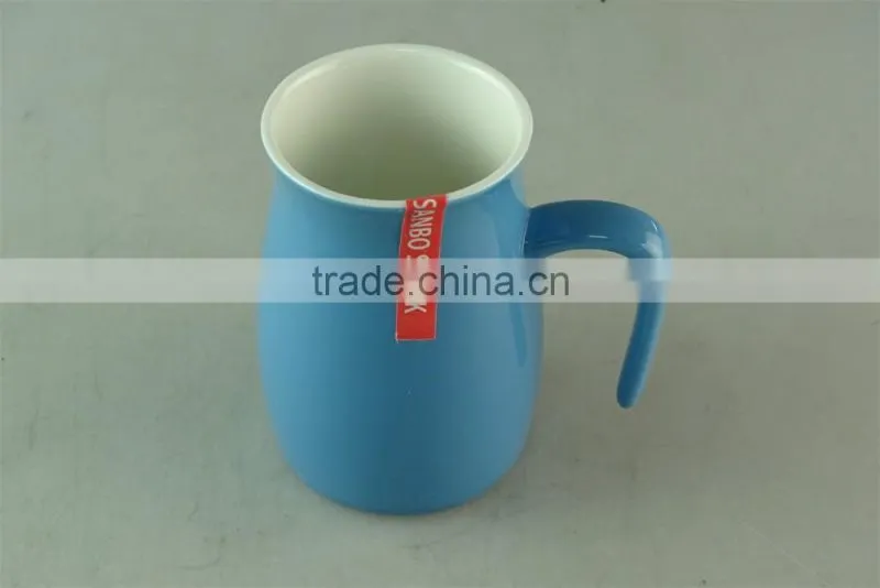 300ml cheap glazed ceramic coffee mug,milk mug for promotion