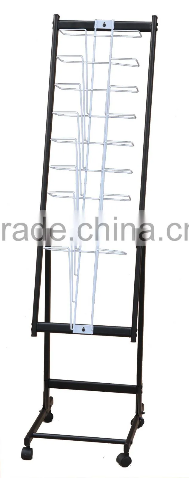 2016 Hangzhou Library Metal Newspaper Stand Rack Book Rack